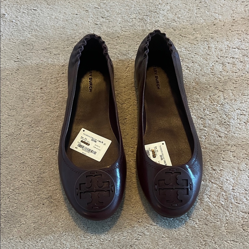 New Tory Burch Minnie Flats